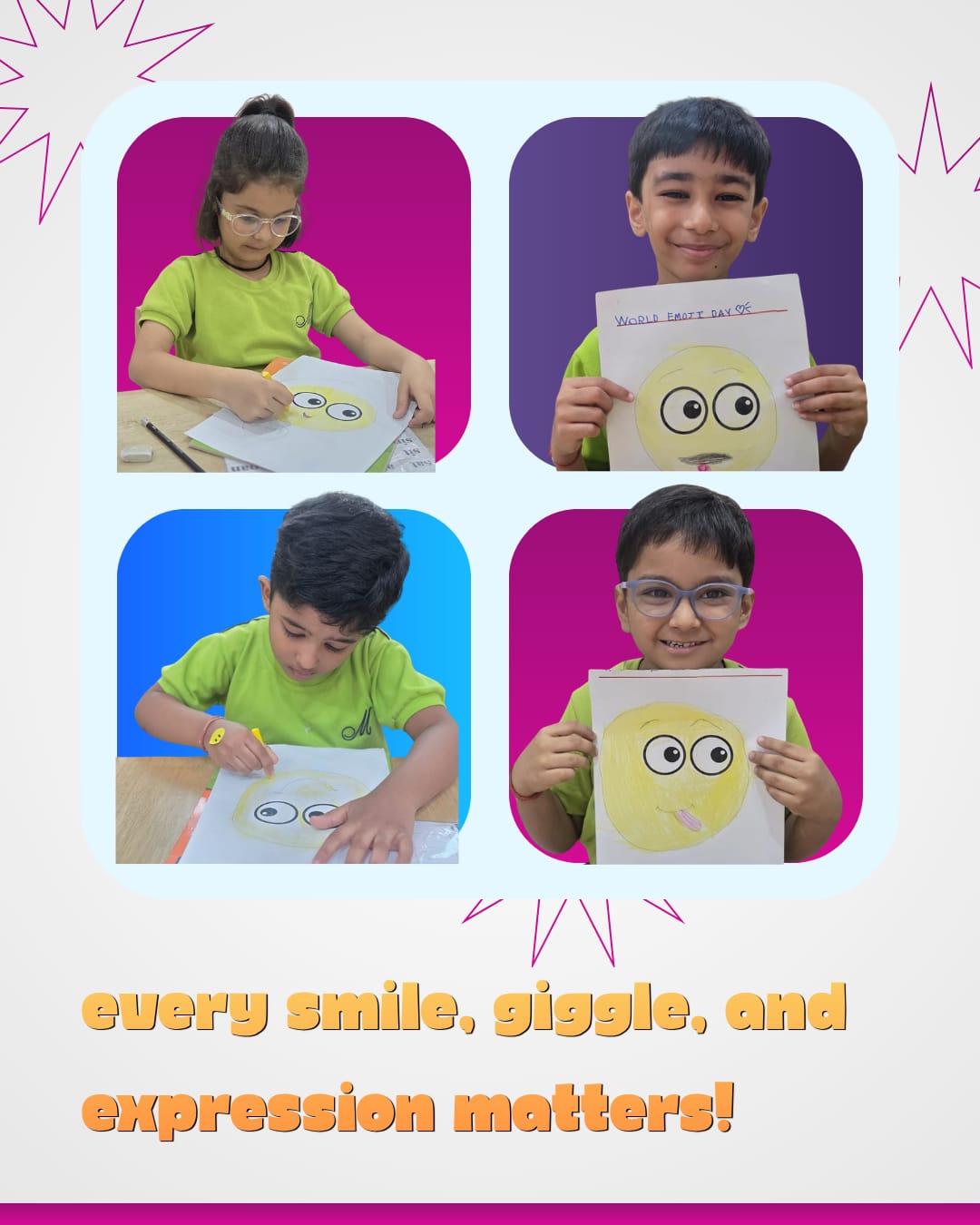World Emoji Day at Mayoor School Noida! 